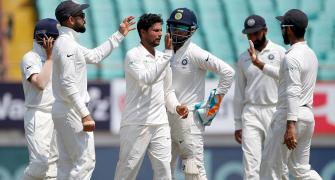 PHOTOS: Kuldeep shines as India rout WI for biggest win in Tests
