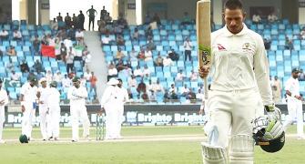 PIX: Khawaja steers Australia to battling draw with Pakistan