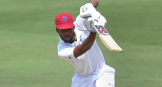 PHOTOS: Chase keeps Windies afloat on Day 1