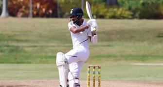 PHOTOS: Pujara hits ton in warm-up; Rahane fails