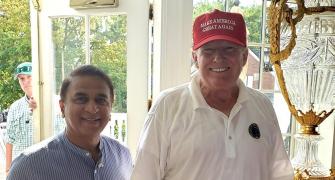 Gavaskar meets Trump while on charity fund-raising trip