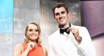 PIX: Australia cricketers glam up awards night
