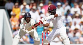 1st Test: Anderson strikes late as England peg back Windies