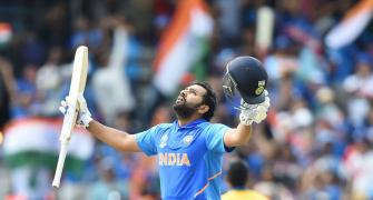 Ton-up Rohit sets World Cup record