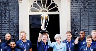British PM hosts World Cup champs