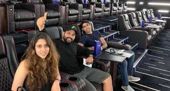 Rohit Sharma watches Lion King with wife Ritika