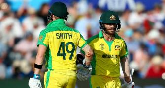 WC PIX: Warner, Finch shine as Aus thrash Afghanistanhttps://www.rediff.com/cricket/report/dk-celebrates-his-34th-birthday-with-team-india-world-cup-icc/20190601.htm
