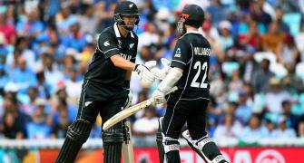 PIX: Batsmen struggle as India lose to NZ in warm-up
