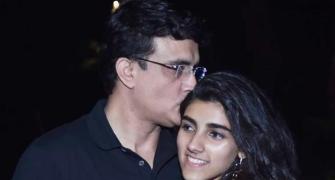Insta-banter: Ganguly gets trolled by his daughter!