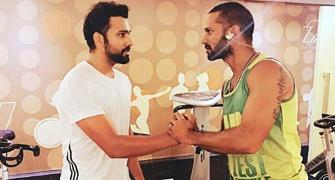 Dhawan talks to himself? Check out Rohit's video