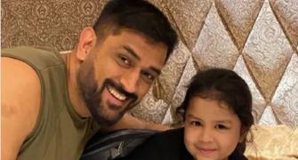 Ziva Dhoni is already missing her papa