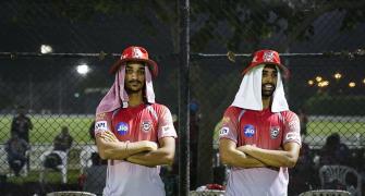 SEE: Kings XI, Royals players train under floodlights