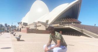 Dhawan chills in sunny Sydney