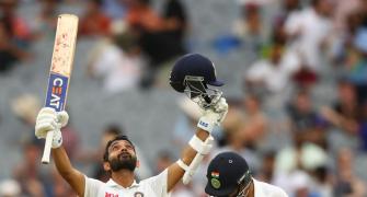 Rahane reigns as India's batsmen banish nightmare 36