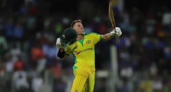 PICS: Warner, Finch crush India with breezy tons