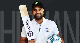 I watch football more than cricket: Rohit