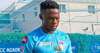 SEE: Rabada's first training with Delhi Capitals