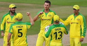 PIX: Australia down England to regain T20I top ranking