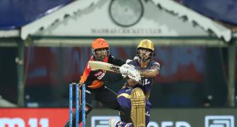 PIX: Rana leads the way as Knight Riders rout Sunrisers