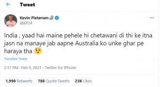 'Yaad hai maine chetawani di thi': KP to India fans