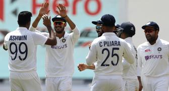 PIX: Axar, Ashwin bowl India to big win in 4th Test