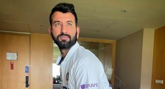 Pujara practises, Bumrah relaxes