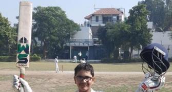 Delhi's 13-year-old Mohak smashes triple century