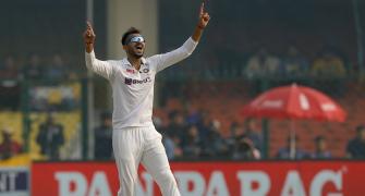 PICS: Axar shines as India take first innings lead