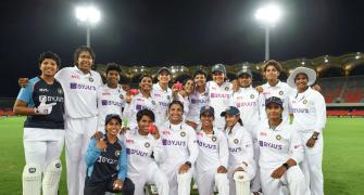 Mithali and Co all smiles after drawing pink-ball Test