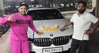 Prithvi Shaw gets his hands on BMW