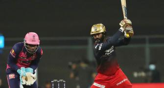 IPL PIX: DK guides RCB to win against Rajasthan