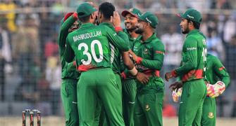 PHOTOS: Bangladesh edge India in thriller, seal series