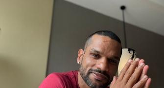 Dhawan In Positive Spirits In Isolation