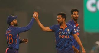 Chahar, Venkatesh injured during 1st Windies T20I