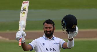 Pujara continues dream with 3rd double ton for Sussex
