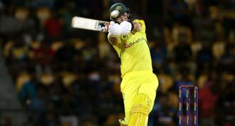 PIX: Maxwell blasts Australia to victory in 1st ODI
