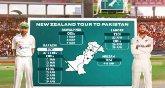 PCB reveal New Zealand tour of Pakistan schedule