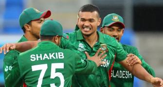 PIX: Bangladesh score narrow win over Netherlands