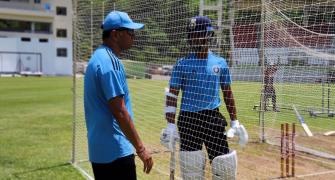 PIX: Team India Hits The Nets In Dominica