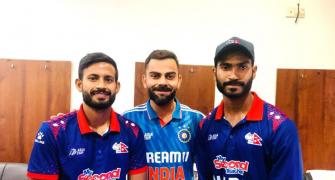 Starstruck Nepal players enjoy a slice of Kohli
