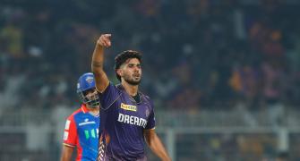 KKR's Rana suspended for one match, fined