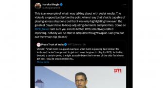 Kohli: What Did Harsha Bhogle Really Say?