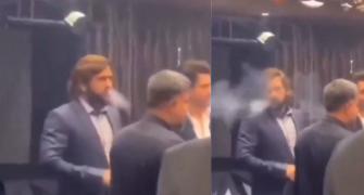 Dhoni Smokes Hookah, Video Goes Viral