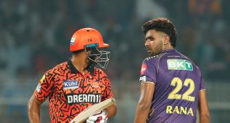 Rana fined for flying kiss send-off to Agarwal