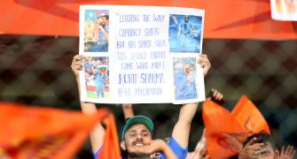 Rohit Fans Stand Out Among Orange Army