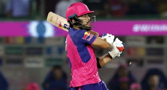 IPL PIX: Parag powers Royals to victory over DC