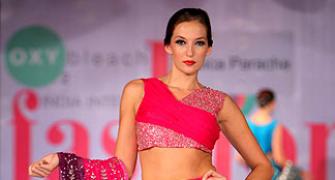Latest fashion week: From hot minis to sensual saris