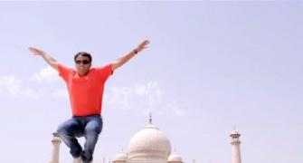 Unusual summer pics: On top of the Taj!