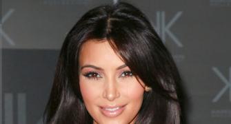 Yuck! Kim Kardashian gets a 'vampire' facial!