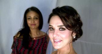 Preity Zinta showstops for Surily Goel at WLIFW